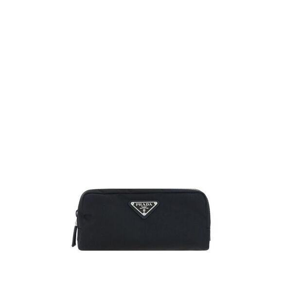 Prada Black Recycled Polyamide Men's Accessories